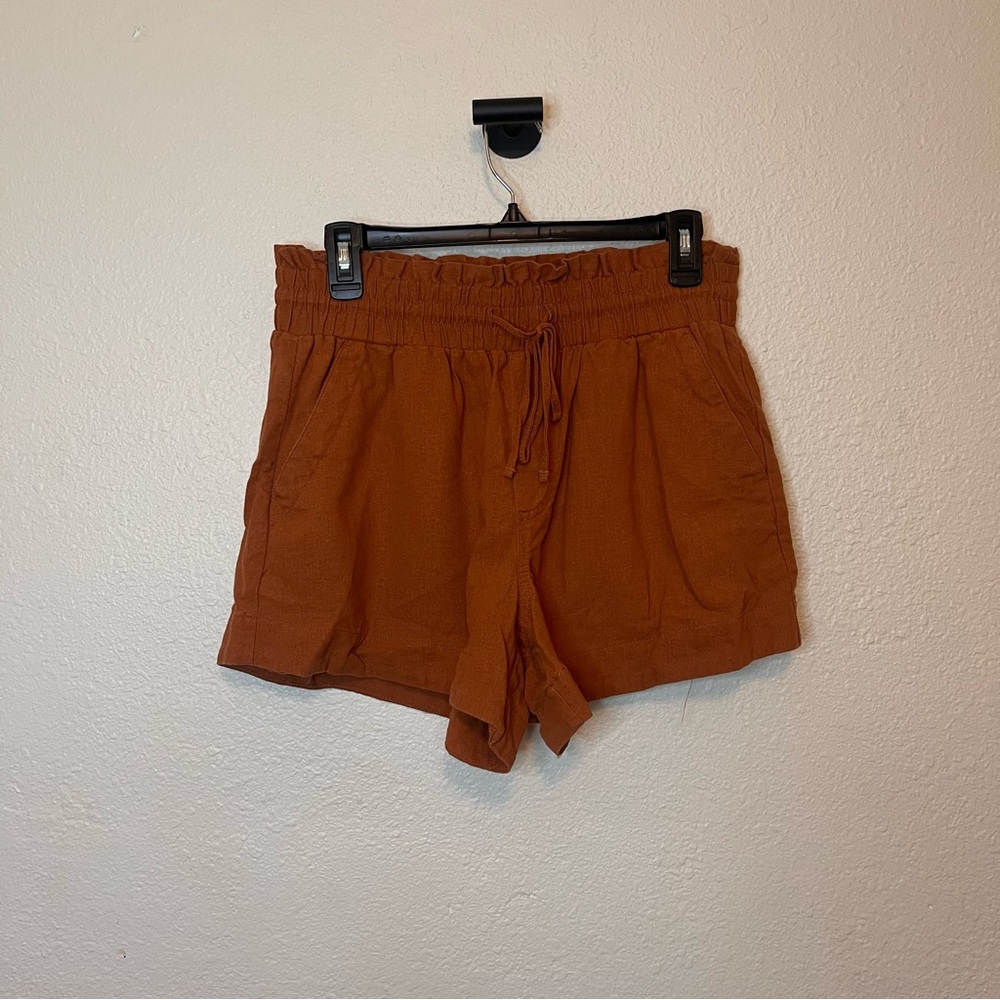 A New Day Target Women's Burnt Orange Elastic Shorts